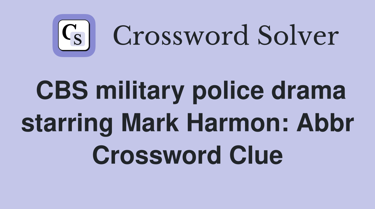 military assignments abbr crossword clue